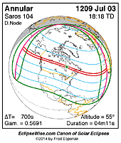 eclipse map