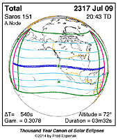 eclipse map